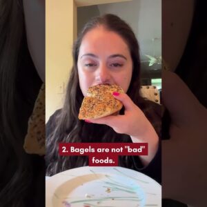 Eat the Bagel Without the Guilt! #eatingdisorderrecovery #recoverywarrior #eatingdisordertreatment