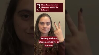 A Food Freedom Thanksgiving #eatingdisorderrecovery #thanksgiving
